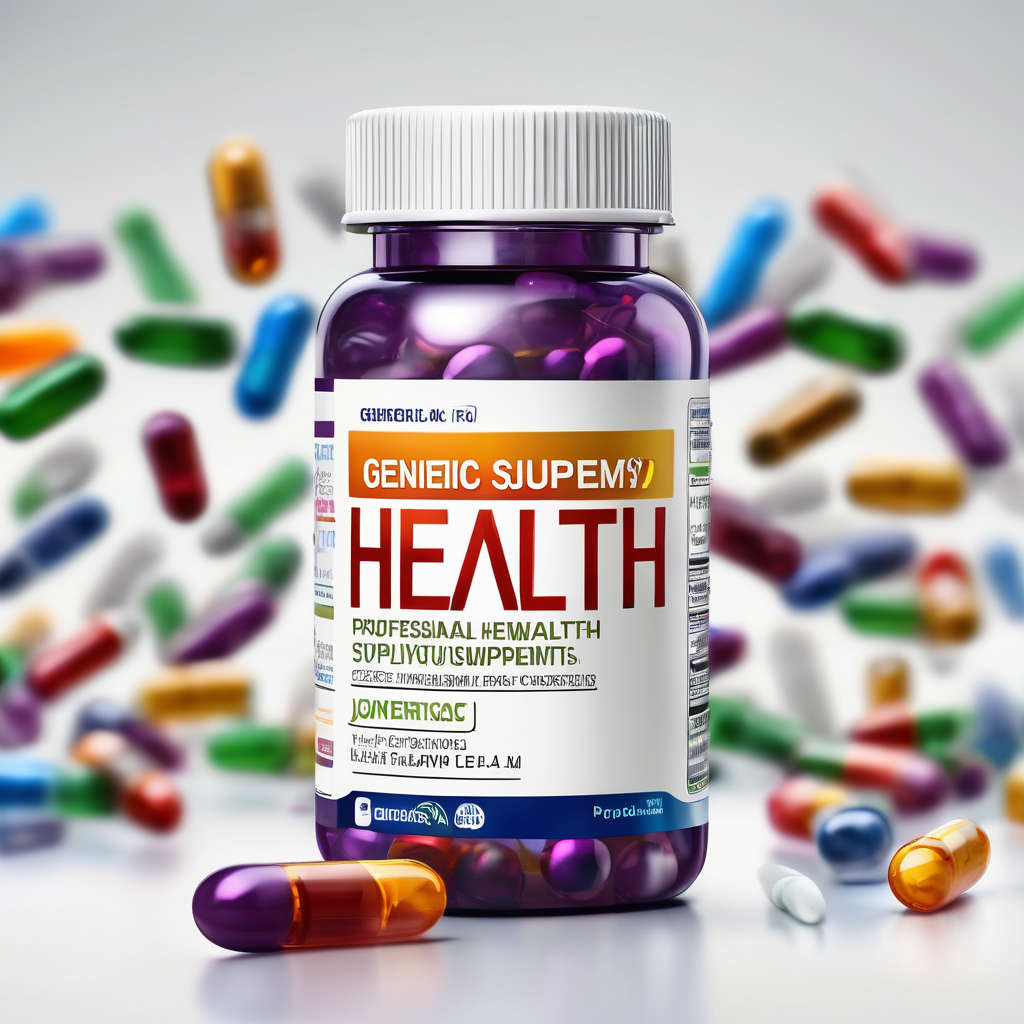 Supplement bottle for joint health and energy review